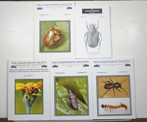 The Coleopterists Bulletin Volume 66 2012 4 Issues + Vol 59 1 Entomology Beetles - Imagen 1 de 4