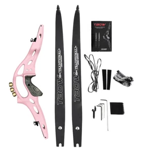 62" ILF Recurve Bow 30-60lbs Archery 19" Riser Takedown American Hunting Target - Picture 1 of 18