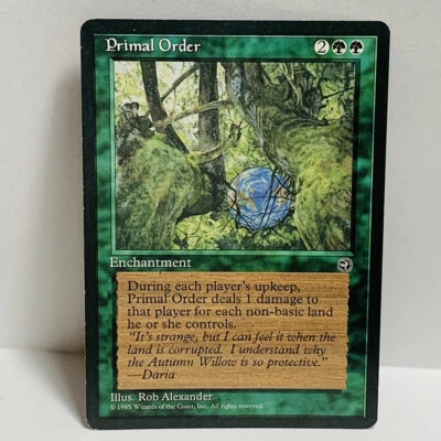 Primal Order Homelands RARE MTG 1995 Magic the Gathering CARD Enchantment - Image 1 of 3