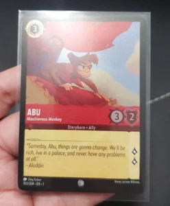 Disney Lorcana TCG - ABU, Mischievous Monkey - Rare Foil - EN1 103 - NM 🔥🔥🔥 - Picture 1 of 1