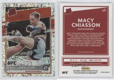 2021 Chronicles UFC Optic Rated Rookies White Sparkle Macy Chiasson Rookie RC