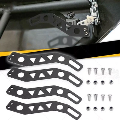 4pcs Steel Door Latches Handles Fit Can-Am Maverick X3 X DS RS Turbo R Max 4Door - Image 1 of 4