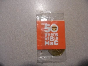 McDonald's 50Years of Big Mac Coin 1988-1998 SEALED MINT IN PACKAGE FREE SHIPING - Picture 1 of 4