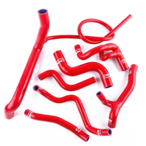 Red Silicone Radiator Coolant Hose Kit for 1992-1997 VW Golf GTi MK3 2.0L 8V 2E - Picture 1 of 11