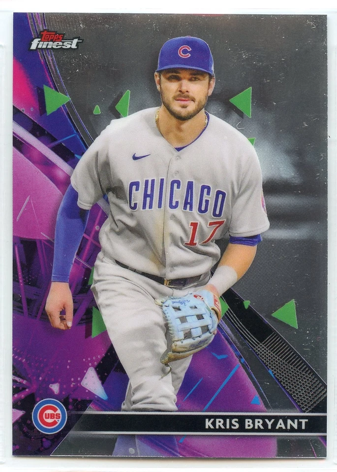 2021 Topps Finest Baseball - #34 - Kris Bryant - Chicago Cubs - Image 1 of 1