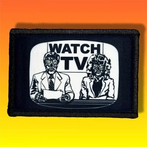 They Live Movie (Watch TV) Morale Patch / Military ARMY Tactical Hook & Loop 652 - Picture 1 of 8