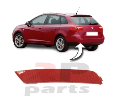 FOR SEAT IBIZA ST 2008 - 2016 GENUINE REAR BUMPER REFLECTOR RED LEFT N/S - Image 1 of 2