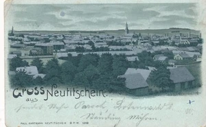 Mondschein - Karte aus Nový Jičín - Neutitschen Tschechoslowakei (7190) - Imagen 1 de 1