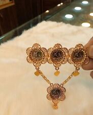 Vintage Brooch Jewelry Fashion Pin Womens  Gold  Gift  Enamel  Pendant