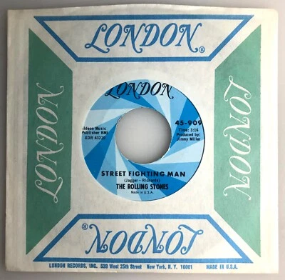 Rolling Stones / Street Fighting Man / 1968 London 45 RPM / MINT! - Image 1 of 4