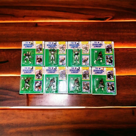 Starting Lineup Football 1990 Raiders Team Set Bo Jackson Beuerlein Tim Brown💥 Cover