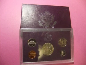 1988 USA Mint Proof Kennedy Half Dollar Coin Set with Box and CoA - Picture 1 of 5