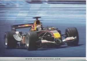 Christian Klien and David Coulthard Red Bull F1 Promo Card Un Signed Formula 1. - Picture 1 of 1