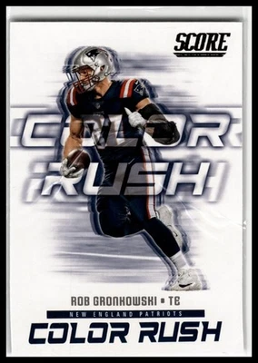 2018 Score #16 Rob Gronkowski Color Rush - Image 1 of 2