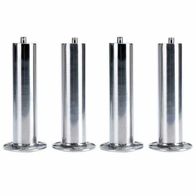 4 Pcs 90° Heavy Duty 316 Stainless Steel Fishing Rod Holder w/ Drain Flush Mount - Image 1 of 4