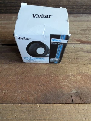 Wide Angle +MACRO Lens Set Nikon 1 J3, J2  AW1  S1 40.5mm Professional .43X New - Image 1 of 4