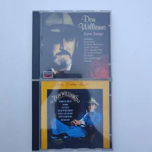 Don Williams bundle of 2 cd's Love Songs some broken hearts albums country - Imagen 1 de 9