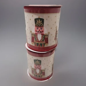 Cinta de borde con cable cascanueces Robert Stanley Christmas Collection 3,5 pulgadas 30 pies - Imagen 1 de 4