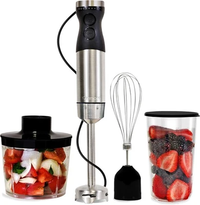 Kenmore Immersion Blender - Handheld Stick Mixer For Silver and Black  - Image 1 of 4