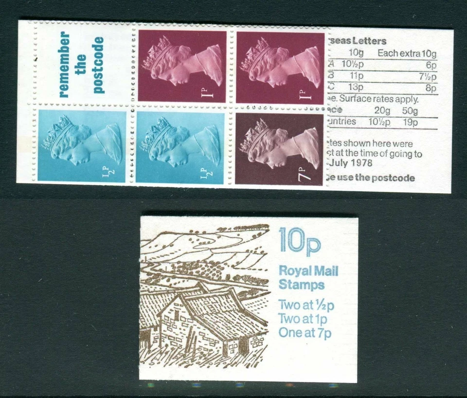 GB 1978 10P FA6 FARM BUILDINGS SERIES: BUILDINGS IN YORKSHIRE FOLDED BOOKLET - Image 1 of 1
