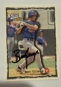 Ben Grieve Autógrafo Firmado 1997 Clásico Mejor #11 Tarjeta Coleccionable Nashville - Imagen 1 de 1