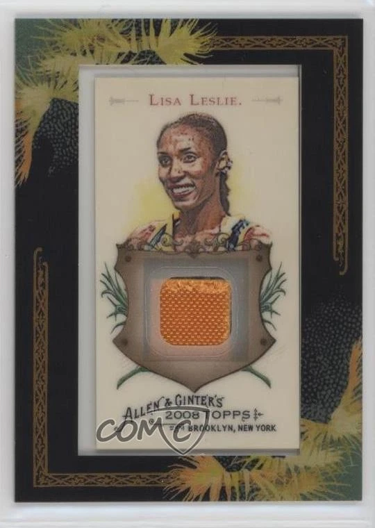 2008 Topps Allen & Ginter's Framed Mini Relics Lisa Leslie #AGR-LL HOF - Image 1 of 2