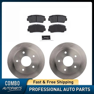 Magma Front Disc Brake Pad Set Disc Brake Rotor fits Dodge Ramcharger 2000-2001 - Image 1 of 4