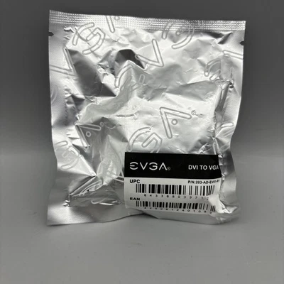 EVGA DVI to VGA Adapter, 203-AD-EV01-R1 - E  DVI male to VGA female - Image 1 of 2