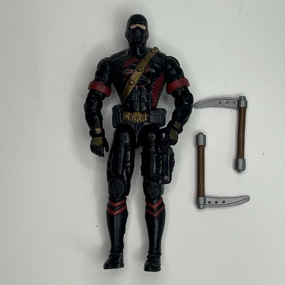 GI Joe Black Dragon Ninja v2 Complete Figure 2005 1:18 3-3/4” to 4” Cobra - Image 1 of 4