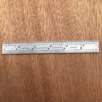 Starrett 6” Blade, 4R, for Combination Square, made in USA - Image 1 of 4