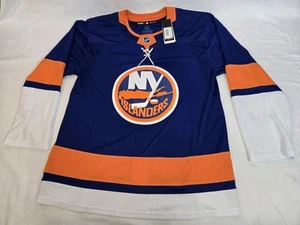 Adidas NHL New York Islanders Authentic Home Royal Hockey Jersey Size 54 GT5618 - Picture 1 of 9