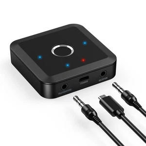 Bluetooth 5.2 Transmitter Receiver, aptX Low Latency HD Bluetooth Audio Adapt... - Afbeelding 1 van 8