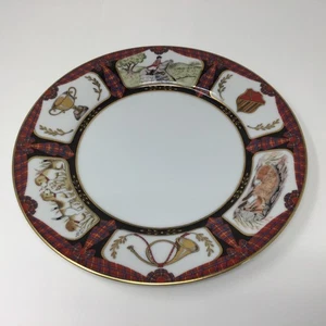 "Juego de 9 platos de cena Bombay Royal Equestrian Scenes/caballo y sabueso 10 3/4""" - Imagen 1 de 7