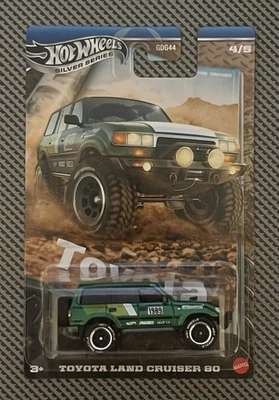2025 Hot Wheels Serie Plata Toyota Camiones 4/5 Toyota Land Cruiser 80 En Verde Foto 1 de 3