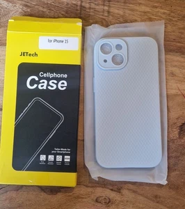 JETech Grip Case for iPhone 15 6.1-Inch, Soft TPU, Shockproof (Blue) - Picture 1 of 1