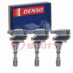 3 pc Denso Direct Ignition Coils for 2001 Hyundai XG300 3.0L V6 Spark Wire zq - Picture 1 of 5