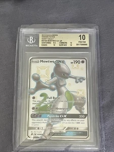 Pokémon TCG Mewtwo GX UR Full Art Shiny Vault BGS Pristine 10 2019 Hidden Fates - Picture 1 of 3