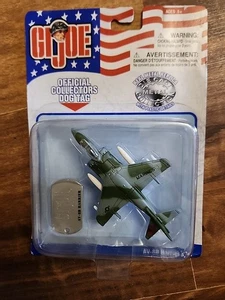 Gi Joe AV-8B Harrier II Hasbro Jet Plane w/ Official collectors Dog Tag 2002 - Picture 1 of 3