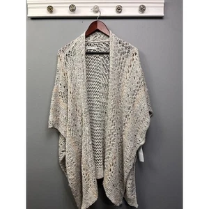 Abercrombie Fitch Sweater Womens Extra Small Open Front Cardigan Neutral - Picture 1 of 5
