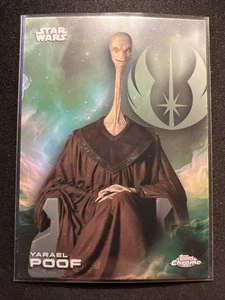 2025 Topps: Chrome-Star Wars #196 Yarael Poof 🌌🐷📺 - Picture 1 of 2