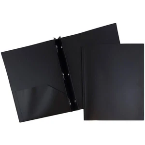 LIBRO EXPOSITOR A4 Dos BOLSILLOS PRESENTACIÓN CARPETA ARCHIVO PORTAFOLIO LIBROS Negro - Imagen 1 de 2