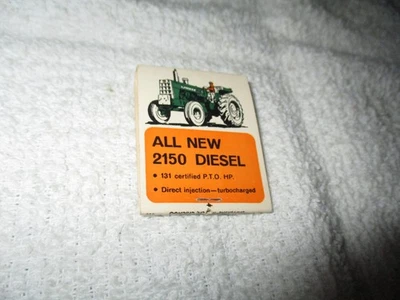 Libro completo de fósforos LeRoy New York NY Oliver 2150 Farm Tractor F.W. Bickford Inc. Foto 1 de 3