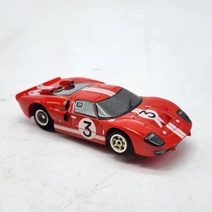 Tomy AFX Mega G+ Plus Ford GT 40 #3 Gurney rot HO Scale VHTF selten getestet funktioniert - Bild 1 von 7