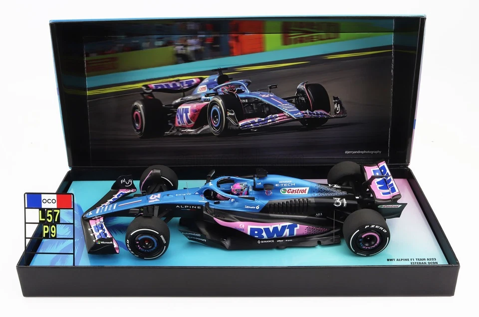 1/18 MINICHAMPS - ALPINE - F1  A523 TEAM BWT ALPINE N 31 9th MIAMI GP 147230331 - Immagine 1 di 1
