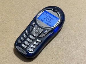 Motorola C118 Transparent Blue ( Clear Color ) Unlocked Mobile - Picture 1 of 24