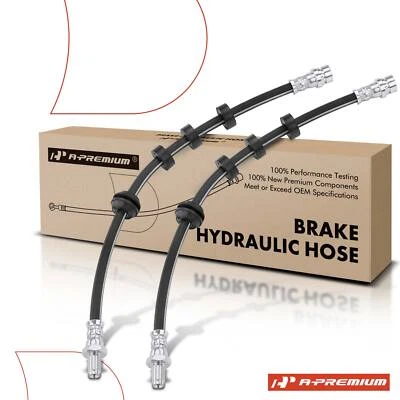 A-Premium 2x Brake Hydraulic Hose Front Side for Ford Focus 2000-2004 2.0L 2.3L Foto 1 de 4