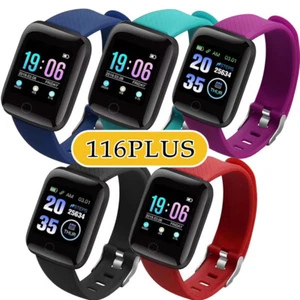 Montre Intelligente Bluetooth Étanche Appel Fréquence Cardiaque Bon Tracker Bracelet Fitness - Photo 1 sur 27