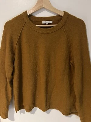 Suéter tejido Madewell naranja óxido mezcla de lana alpaca para mujer talla XXS de gran tamaño Foto 1 de 4