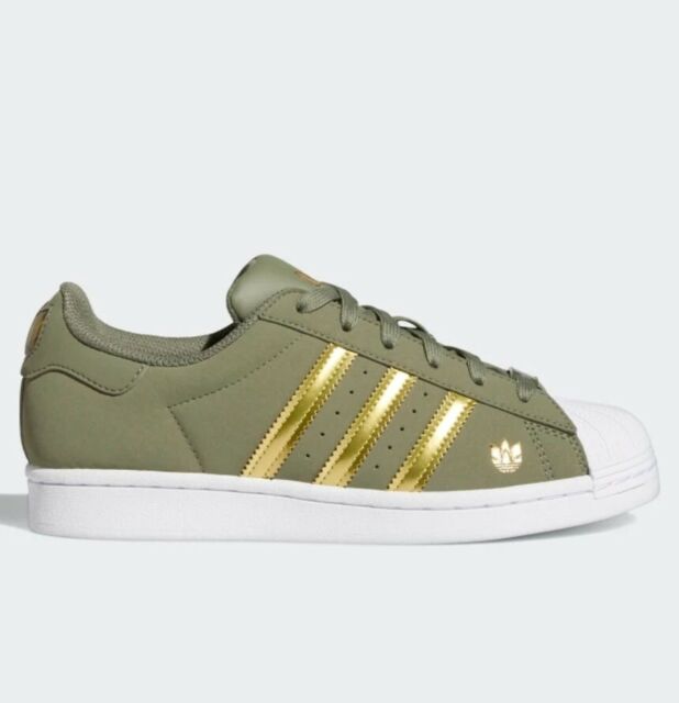 Tênis Adidas Superstar Feminino - Bege/Laranja