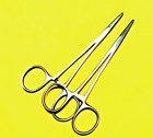 Mosquito Hemostat Forceps 5" Straight Stainless Steel Surgical Medical-2 Pcs